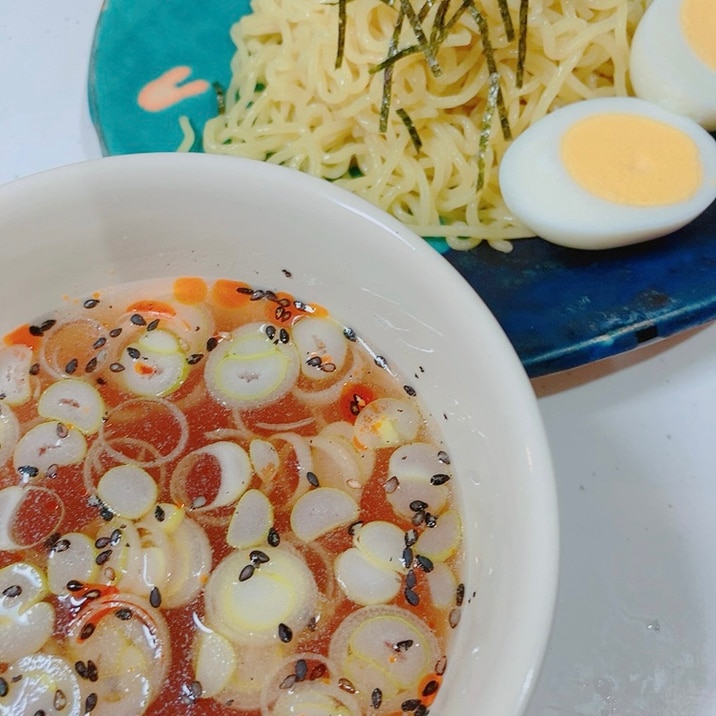 業務スーパーのラーメンスープの素で時短ざるラーメン